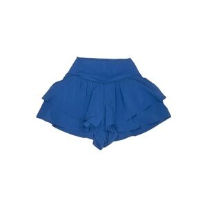 NWT aerie blue ruffle shorts